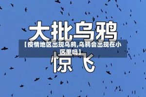 【疫情地区出现乌鸦,乌鸦会出现在小区里吗】