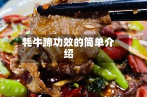 牦牛蹄功效的简单介绍