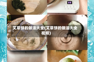 艾草饼的做法大全(艾草饼的做法大全视频)