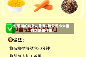 红薯粥的功效与作用/每天喝小米粥的功效和作用