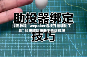 指定教程“wepoker透视开挂辅助工具”科技辅助神器手机版教程