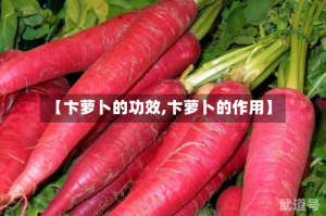 【卞萝卜的功效,卞萝卜的作用】
