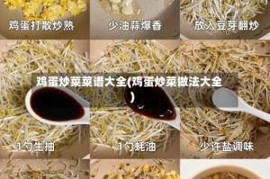 鸡蛋炒菜菜谱大全(鸡蛋炒菜做法大全)