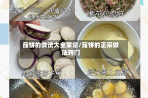 茄饼的做法大全家常/茄饼的正宗做法窍门