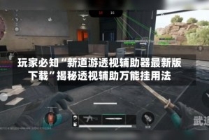 玩家必知“新道游透视辅助器最新版下载”揭秘透视辅助万能挂用法