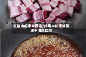 红烧肉的家常做法/红烧肉的家常做法不油腻软烂