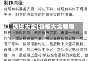 铁板大全(铁板大全教程)