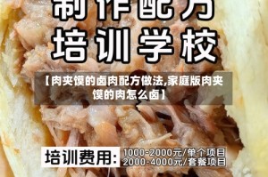 【肉夹馍的卤肉配方做法,家庭版肉夹馍的肉怎么卤】
