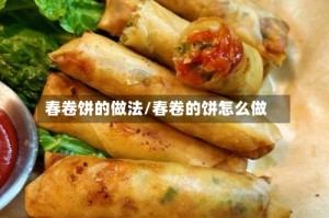 春卷饼的做法/春卷的饼怎么做