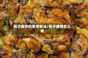 茄子摊饼的家常做法/茄子摊饼怎么做