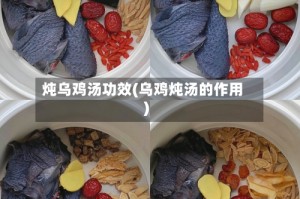炖乌鸡汤功效(乌鸡炖汤的作用)