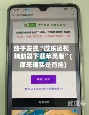 终于发现“微乐透视辅助器下载苹果版”(原来确实是有挂)-第1张图片