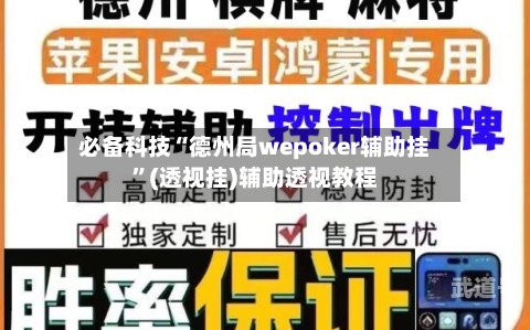 必备科技“德州局wepoker辅助挂”(透视挂)辅助透视教程-第1张图片