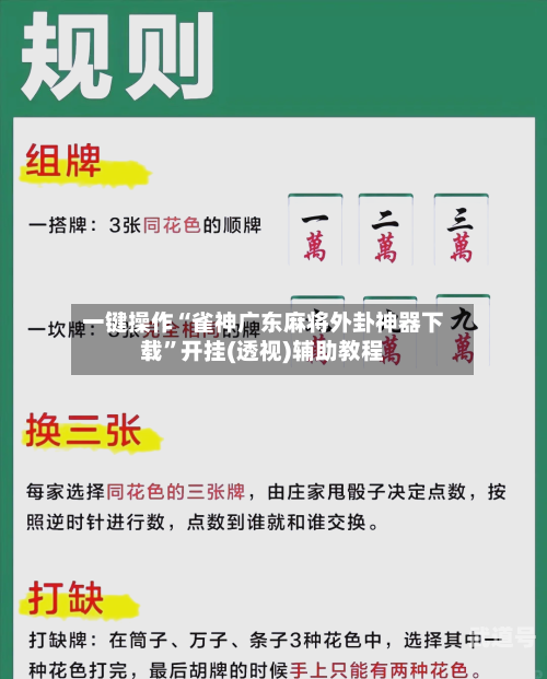 一键操作“雀神广东麻将外卦神器下载”开挂(透视)辅助教程-第2张图片